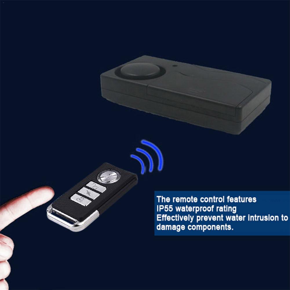 Electric Bicycle Motorcycle Loud Door Waterproof Wireless Remote Control Vibration Anti-Theft Alarm For Security Alarm