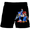 Cute 3D Cartoon Summer Boy Streetwear Shorts 3d Printed sonic the hedgehog Baby Boys Shorts Children Kids Pants Mario Shorts
