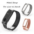Original Mi band 2 Metal Stainless Steel Strap For Xiaomi Mi Band 2 Screwless Wristband Bracelet Replaceable Strap for MiBand 2