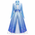 2021 Cosplay Snow Queen 2 Elsa Dresses Girls Dress Elsa Costumes Anna Princess Party Kids Vestidos Fantasia Girls Clothing