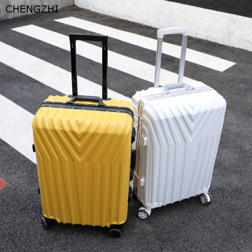 CHENGZHI Trolley suitcase aluminum frame/zipper 20