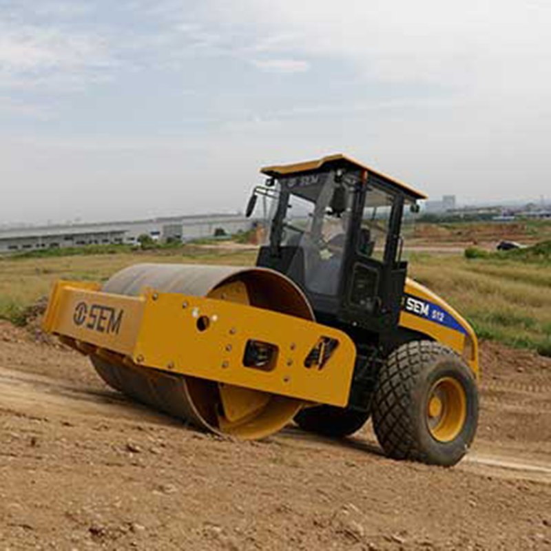 New SEM512 road roller soil compactor price