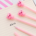 0.38 mm Cute Pink Pig Expression Gel Pen Signature Pen Escolar Papelaria School Office Supply Promotional Gift