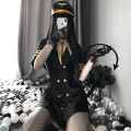 New Nightgown Female Stewardess Police Uniform Cosplay Sexy Airline Policewomen Erotic Costumes Game Play Babydoll Lingerie
