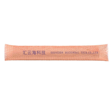 Wear resistant tinned copper braided sleeve