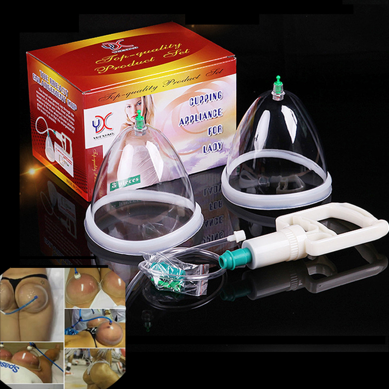 Health Vacuum Cuppings Breast Buttocks Enhancement Pump Lifting Vacuum Suction Cuppings Suction Therapy Device Breast Massage