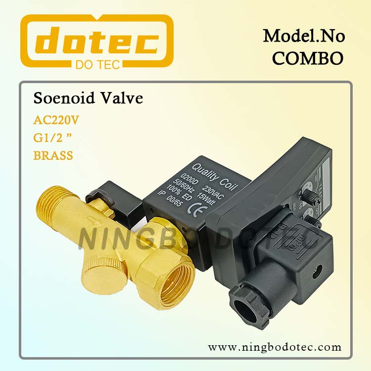 COMBO Air Compressor Timer Auto Drain Valve