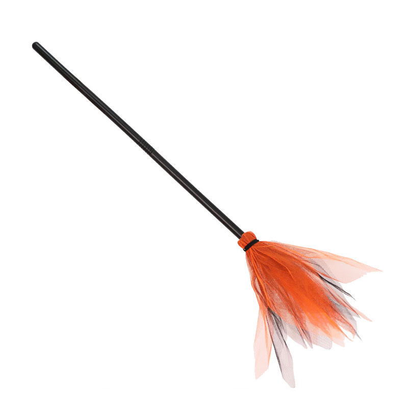 Child Kids Girls Boys Witch Witches Broom Halloween Costumes Props