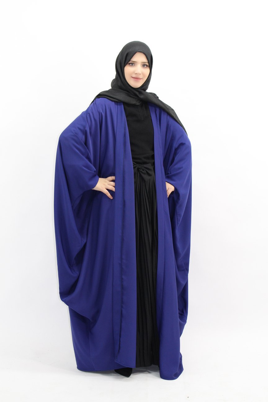 Ramadan Muslim Prayer Garment Women Abaya Bat Sleeve Djellaba Long Khaimr Hijabdress Dubai Turkey Islamic Clothing Cardigan Gown