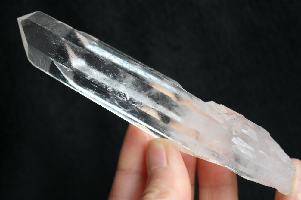 5-6cm NATURAL CLEAR Lemurian Seed Quartz Crystal Point mineral Specimen