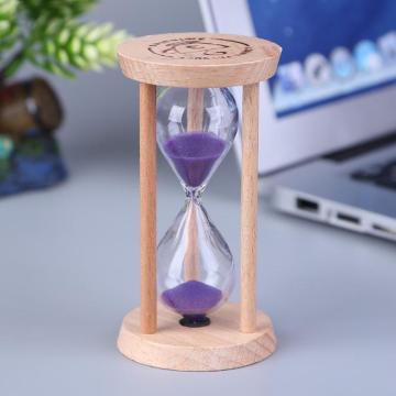 Creative Wooden Sand Clock 3 Minutes Hourglass Sandglass Kid Toothbrush Timer Home Decoration Kids Birthday Gift