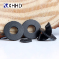 50PCS PVC Washers M2 M2.5 M3 M4 M5 M6 M8 M10 M12 Soft Plastic Gasket Black Insulation Flat Paded For Screws