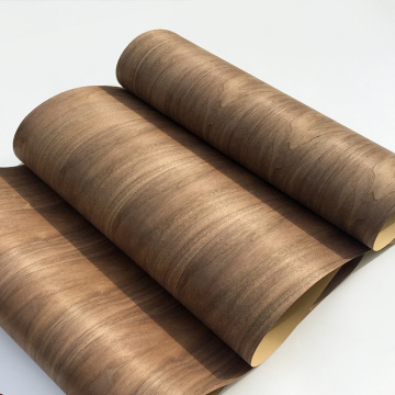 Craft Paper Back Natural American Walnut Veneer 2500MM*600MM for Kitchen Workshop