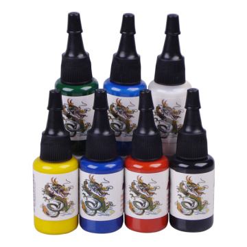 7pcs permanent makeup pigment ink 7colors tattoo ink kit 15ml(1/2OZ) tattoo paint free shipping