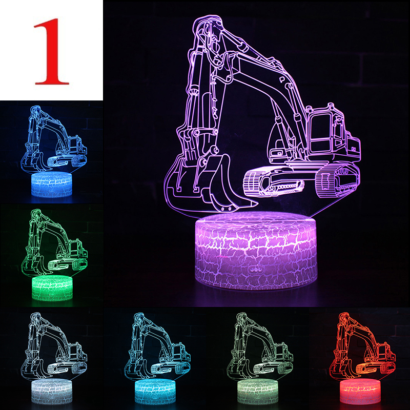 Led Touch Light LED Night Light Child Night Light LED Car Night Light Night Lamp Led Home Deocration For Boys Man Gifts D30