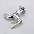 HOTAAN 12cm length Brass single cold water wall tap garden piscinas long washing machine water tap basin faucet bibcock