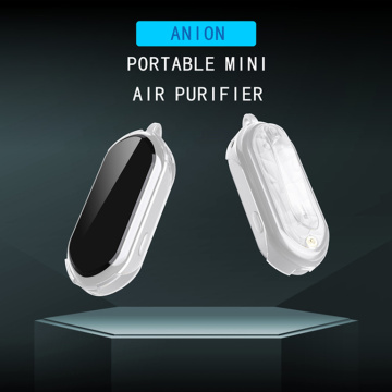 Portable wearable Air Purifier around neck against covid