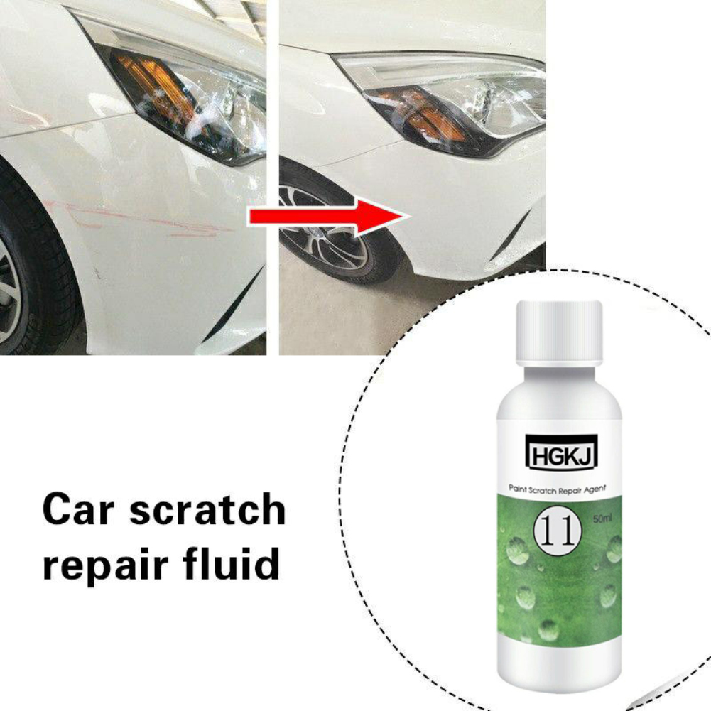 HGKJ 50ML Car Paint Scratch Repair Agent Polished Wax Car Beauty Tool Fix It Pro Scratches Remover Car