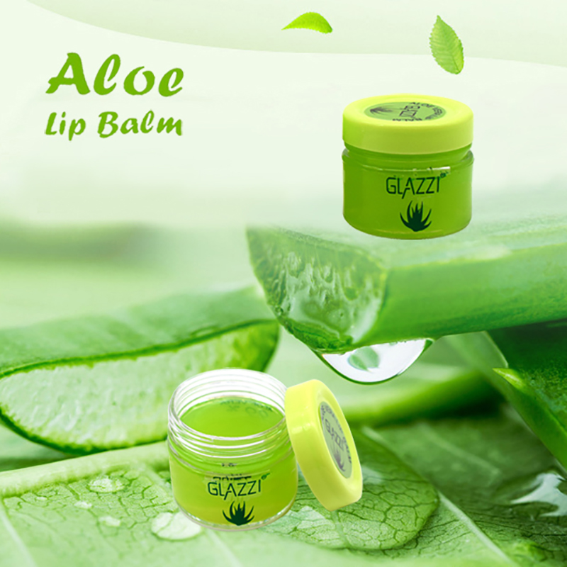 1PC Aloe Vera 99% Lip Care Dryness Soothing Gel Hydrating Moisturizing Lip Balm Lip Mask Cream Makeup Lip Care Nourish Lips Care