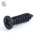 100Pcs M1.4 M1.7 M2 M2.3 M2.6 M3 DIN7982 KA Black Self-tapping Screws Countersunk Flat Head Electronic Small Screws