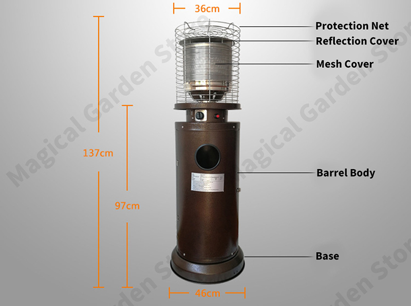 Gas Heater Outdoor Heater Patio Heater Gas Verwarming Backyard Portable Camping Gas Water Heater Gas Heater Indoor Aquecedor