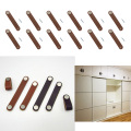 12x Cabinet Handles Handmade Leather Dresser Drawer Knobs Pulls Door Handle Kitchen PuKnob net Leather Handle Pull Knob