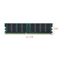 AAAJ-2.6V DDR 400MHz 1GB Memory 184Pins PC3200 Desktop for RAM CPU GPU APU Non-ECC CL3 DIMM