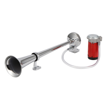 Onever 150DB 12V Chrome Plated Zinc Long Tube Horn for Car Truck Boat Compressed Air Horn Speaker Loudspeaker