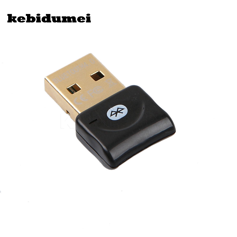 kebidumei Bluetooth V4.0 Dual Mode Wireless USB Dongle Adapter Gold plated connector CSR 4.0 Adapter Audio Transmitter For PC