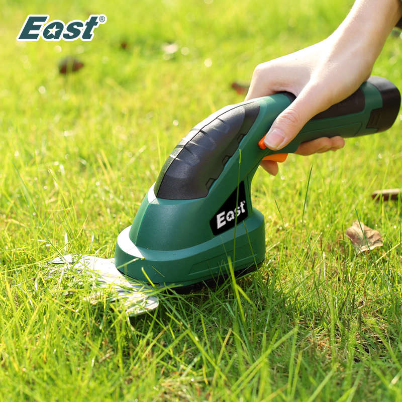 EAST 7.2V Li-Ion Rechargeable Hedge Trimmer Power Tools Combo Lawn Mower Grass Cutter Cordless Garden Tools ET1502C
