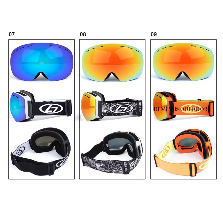 Ski Snowboard Goggles UV400 Protection Mountain Skiing Eyewear Anti-fog Snowmobile Winter Sports Goggles