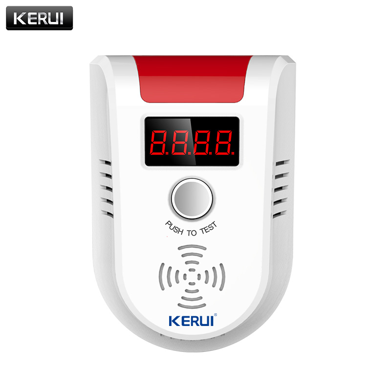 KERUI GD13 LPG Gas Detector Wireless High Sensitivity Voice LED Display Liquid Petroleum Poisoning Sensor Warning for Kitchen