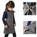 Kids Apron Pure Cotton Apron Pure Color High Quality Kitchen Baking Gadget Cafes Casual Bar Cooking Cute Kids Cleaning Aprons