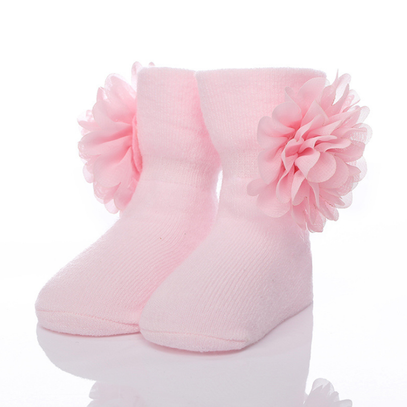 New newborn socks flower for 0-12 months baby girl foot socks