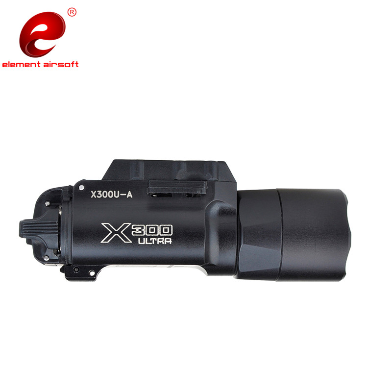 Element Airsoft Tactical Light Surefir X300 Pistol Flashlight 370 Lumen Surefir X300U Hunting Lamp Gun Weapon Light EX359