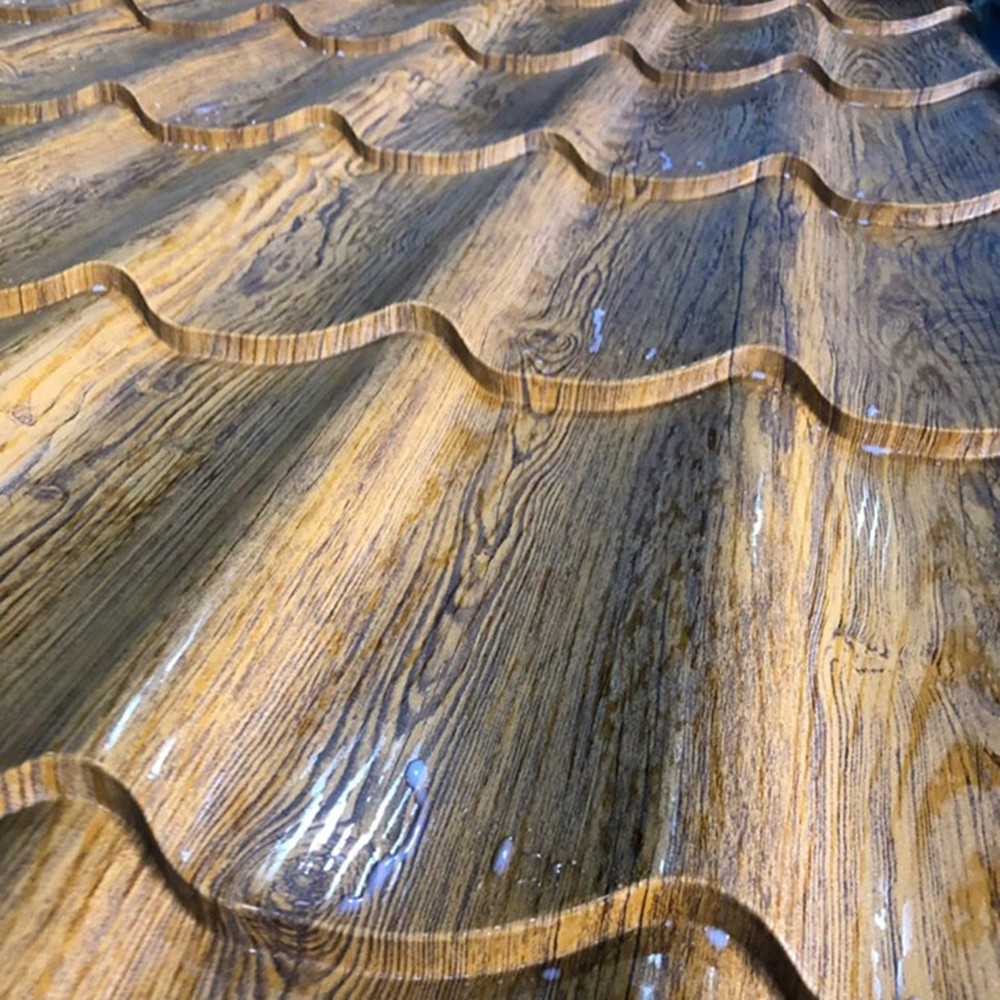 3d wood ppgi roofs