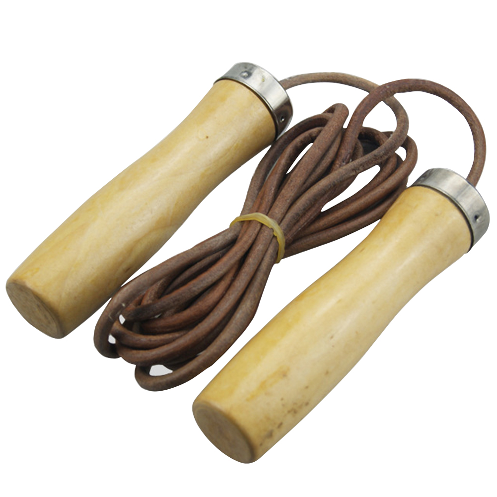 Artificial Leather Jump Rope Skipping Aerobic Exercise Workout Lose Weight Training Portable Gym Fitness Equipment