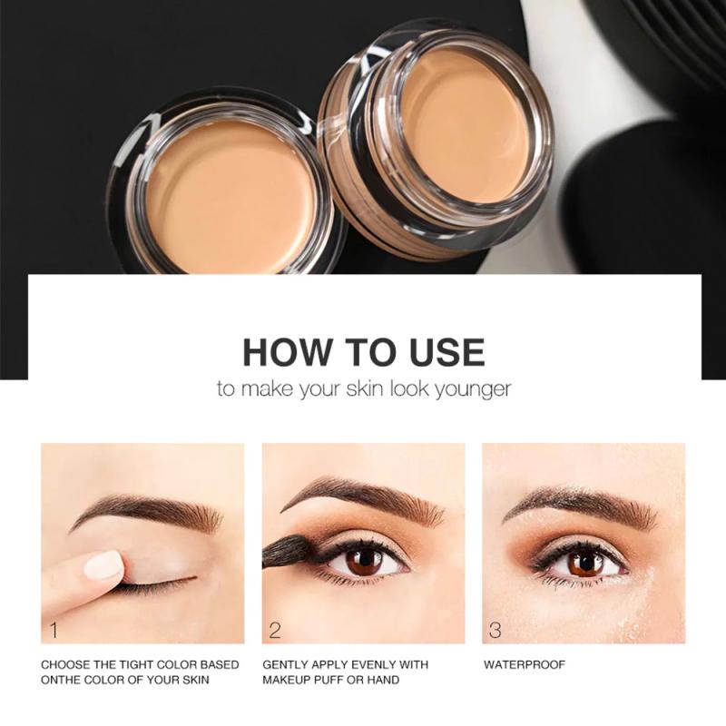 O.TWO.O 4 Color Makeup Eye Concealer Natural Eyeshadow Primer Brightening Base Foundation Waterproof Anti-smudge Concealer TSLM2