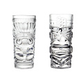 EWAYS Halloween Creative Shaman Totem Face TIKI Bar Glass 420ml Wine Cocktail Glasses Whiskey Cup Beer Cup Juice Cup Thicken