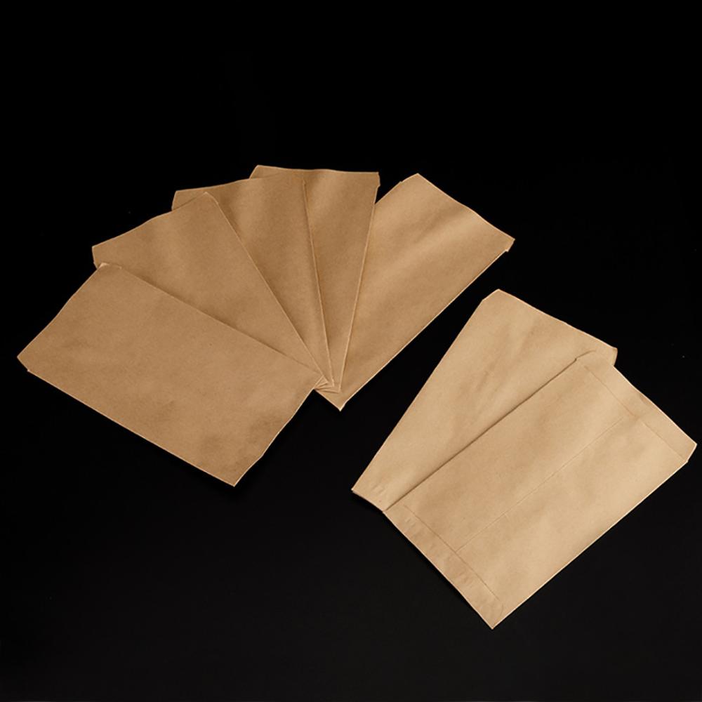 100pc Kraft Paper Bag Cookie bags mini Envelope Gift Bags Candy Bags Snack Baking Package Supplies gift Plant protection N50