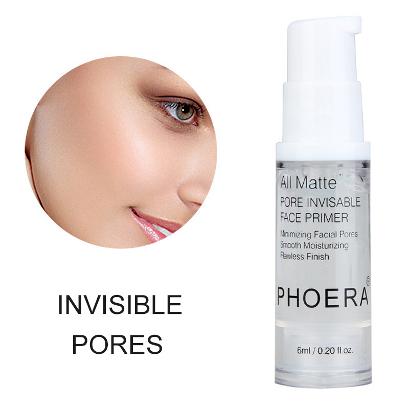 PHOERA Makeup Base Primer Liquid Matte Make Up Fine Lines Oil-control Facial Cream Brighten Foundation Primer Cosmetics TSLM2