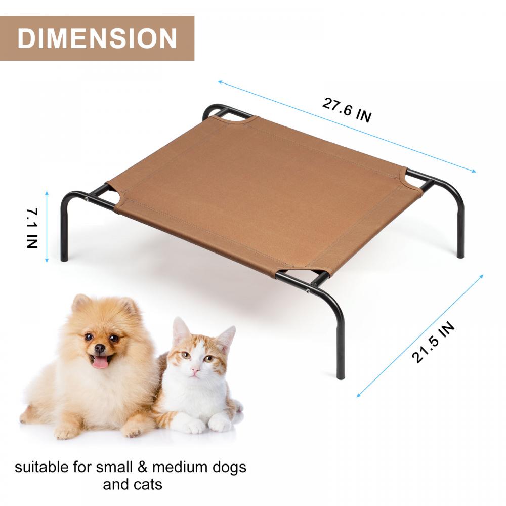 Portable Raised Pet Bed Durable Indoor & Outdoor