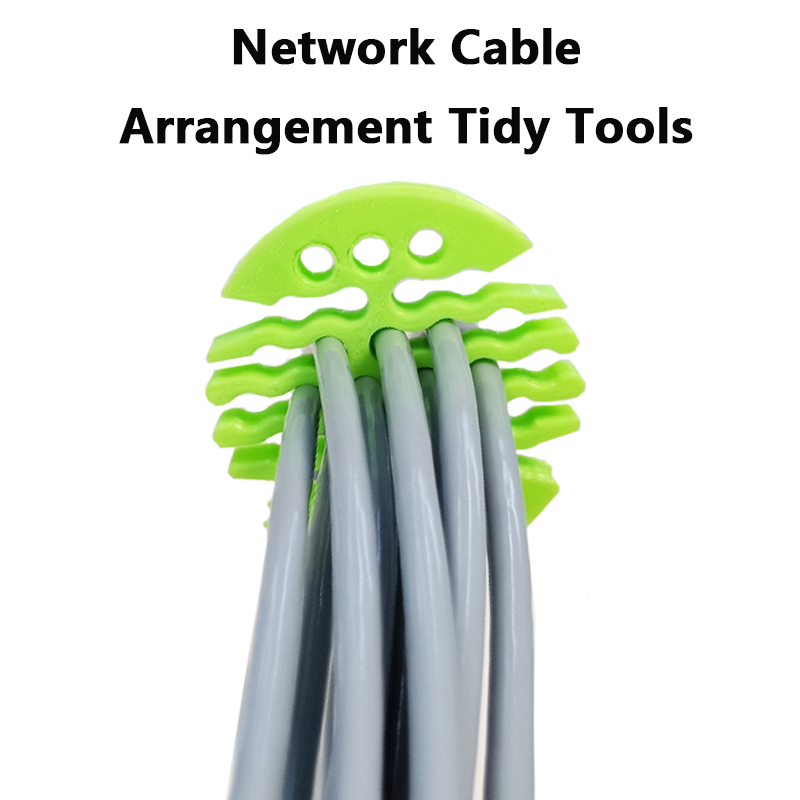 Network cable organizer lines comb 5 6 category Wiring Arrangement tidy tools Network cabinet computer home use