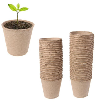 50 Pcs 6 CM vegetable seeds Flowerpot Vegetable Fruit Pots Biodegradable Pulp Tool Nursery Tray Pot Cup Garden Supplies