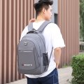 Light Oxford Cloth Waterproof Men's Backpack Casual Business Laptop Bag Teenager Student School Bag Male Sports Backpack Black