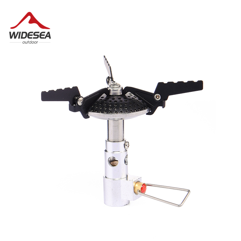 Widesea Camping gas burner backpack stove gasoline cylinder portable mini stove outdoor travel trekking hiking cooker