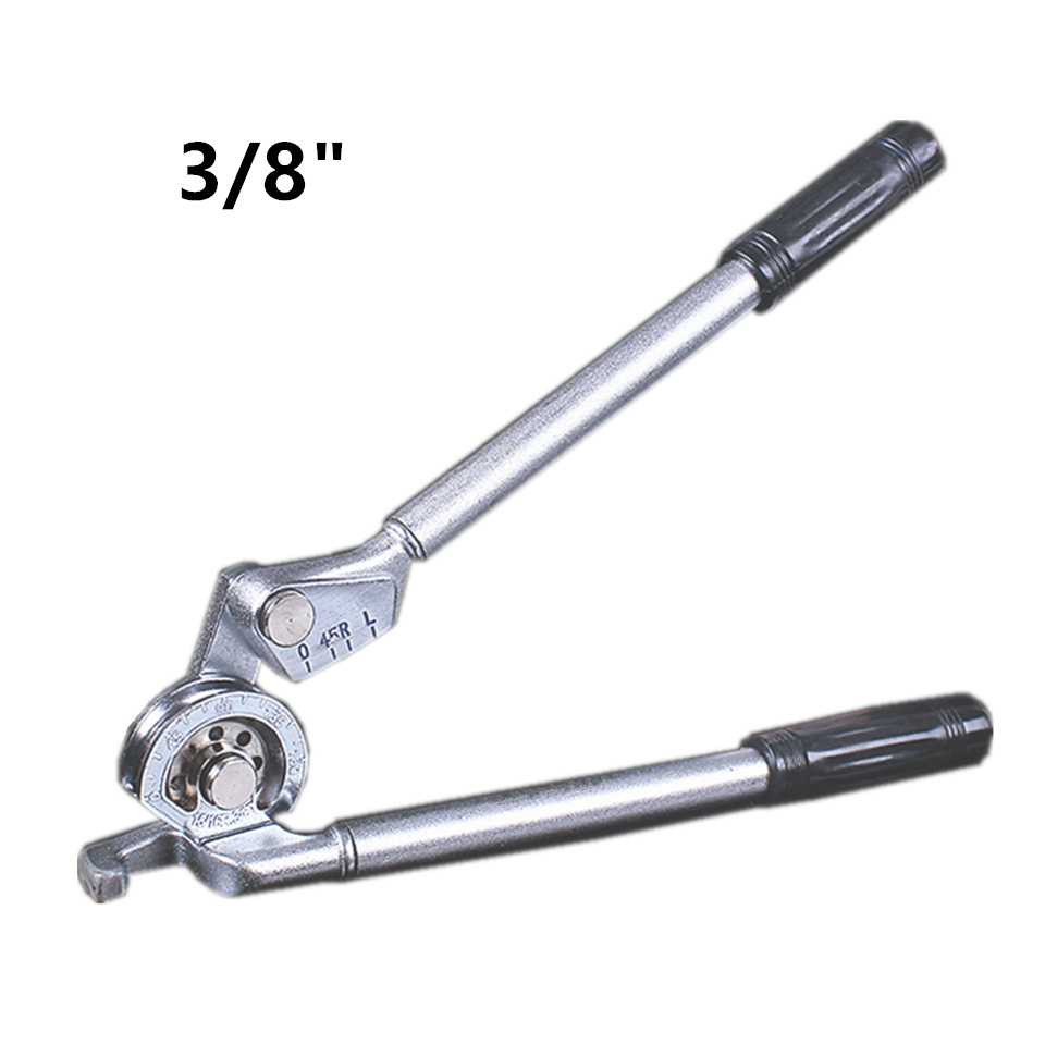 YIKODA Inch 3/8" Pipe and Tube Bending Machine 0-180 Degrees Pipe BenderPipe Bending Manual Machine Tools