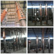 industrial pot still column alcohol distillation tower