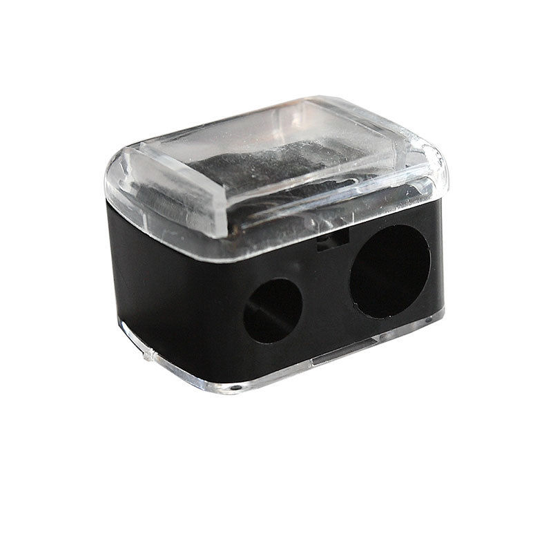 Brand New Double Holes Cosmetic Sharpener Pencil Sharpener For Cosmetic Brush/Eyeliner Pencil/Makeup Pencil Useful