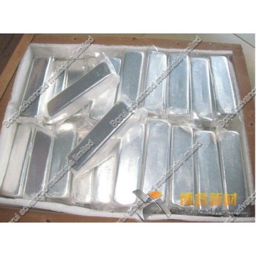 High pure Indium Metal, 99.995% pure, 5000g Indium ingot by Changsha Rich Nonferrous Metals Co.,Ltd